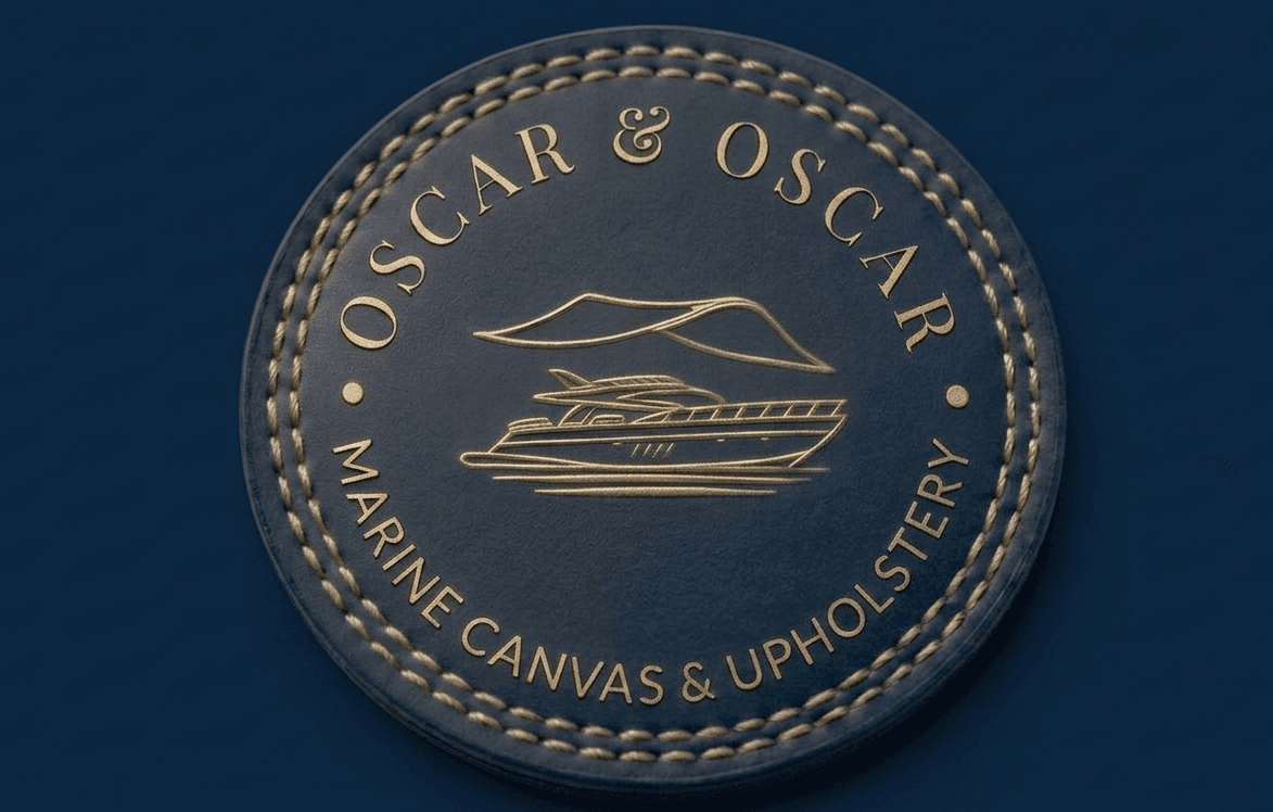 Miami marine canvas upholstery |Oscar & Oscar logo|